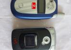 Motorolla vodafone network and Sony Ericcson no Battery rare flip mobile phones, no charger so cant test