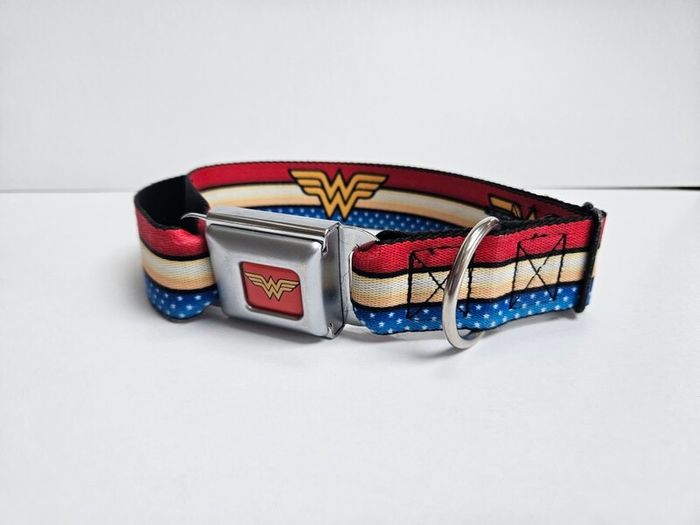 Wonder Woman Dog Collar