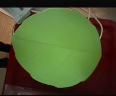 Ikea kids leaf lamp green