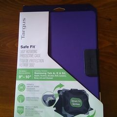 Targus SafeFit Universal 9-10-Inch 360-Degree Rotating Tablet Case, Purple (THZ64507GL