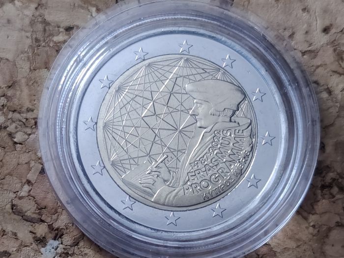 2 euro - Erasmus Programme - Malta - 2022 - Coincard - BU