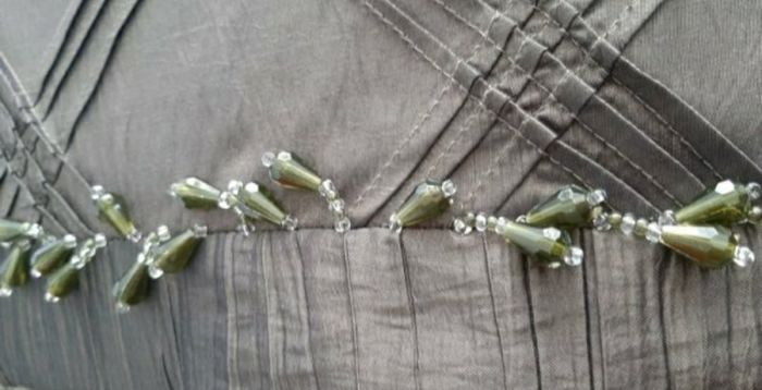 Lovely velvet/silk/beaded  cushions