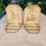 A Pair of Art Deco Hand Painted Wooden Bookends Image 10