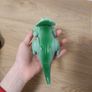 1987 Playskool Definitely Dinosaurs PROTOCERATOPS Green Loose Action Figure 7.5" Image 3