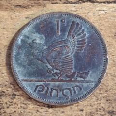 Ireland 1963, 1 Penny - free standard postage