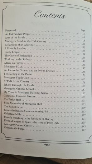 Monageer County Wexford Millennium Memories. Paperback In Good Condition.