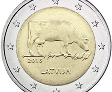 Latvia 2 Euro Commemorative Coin 2016 - The Latvian Brown. UNCIRCULATED.
