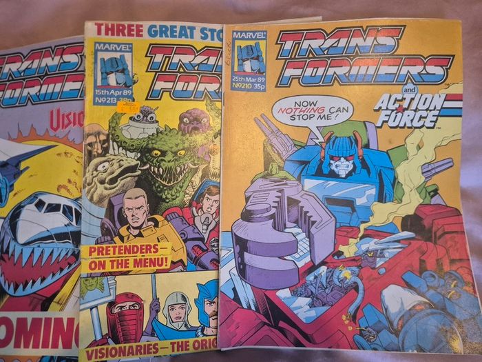 Vintage Marvel UK Transformers Comics 1980s  115 plus Issues  Annuals and Specials  Job Lot