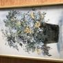 Metal framed print of Pot of Flowers Image 2