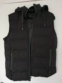 Men's Gilet, Size L, Black
