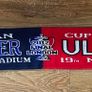 four Irish rugby scarf's, and a badge Image 5