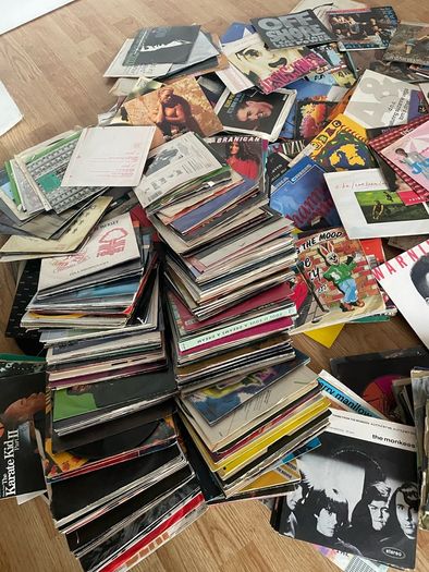 7inch mixed music vinyls