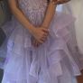 Lilac Confirmation Dress Image 2