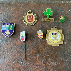 Irish Medals and Badges x 7