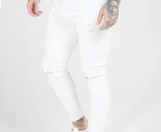 White Siksilk Jeans