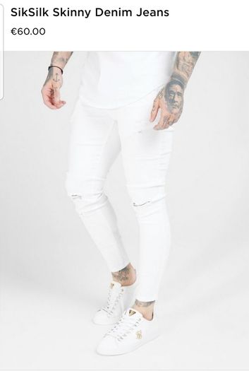 White Siksilk Jeans