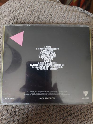 Bronski Beat - Age of Consent - No Barcode - 1984 Japanese manufacture for USA CD