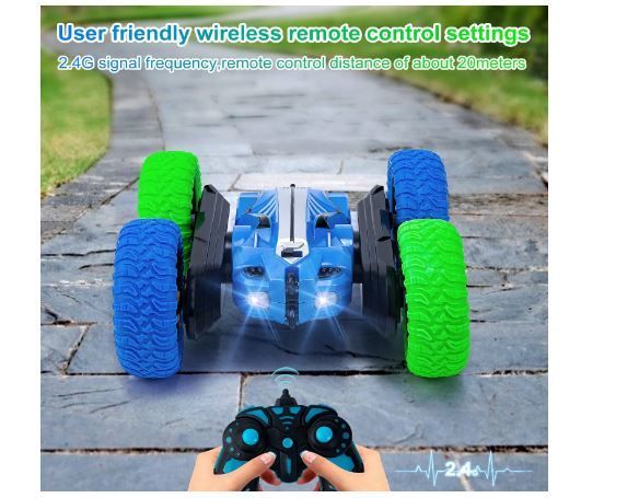 Remote Control Car RC Stunt Toy with Batteries