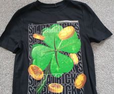New.St Patrick's kids/boy's t-shirt. Age 6/7