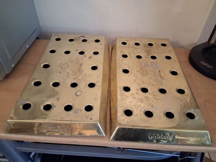 Proper Brass Carlsberg pub drip tray
