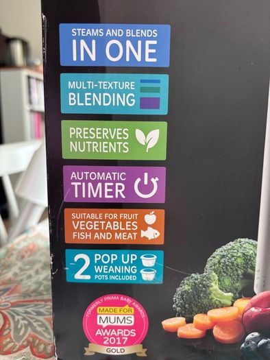 Tommee Tippee baby weaning steamer blender