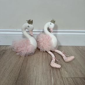 ZARA HOME kids Door Stopper + matching play decorative Swan