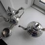 Antique Silver plated teapot tea set Image 7