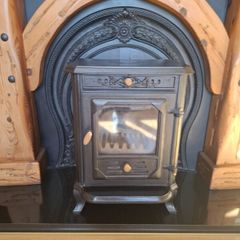 Wooden Fireplace