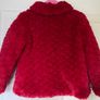 Baby Girl Birba Red Fur Coat Image 4