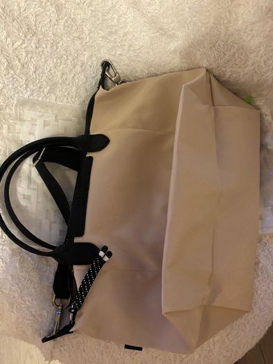 Longchamp le pliage Ebergy bag / light cream / new
