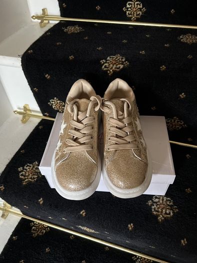 A Dee Gold Trainers uk 13 excellent condition!