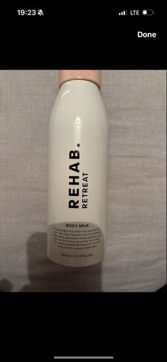 Rehab body retreat body milk