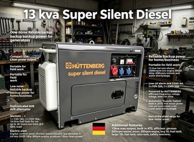 Brand New 2026 Super Silent Diesel Generator