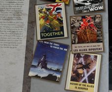 Covering WW1, including replica WW1Posters