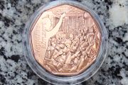 Austria 5 Euro Copper (.999) Uncirculated Coin 2016 - Message with a Melody - New Year Coins