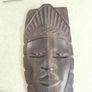 Vintage African hand carving wood tribal wall hanging mask Image 5