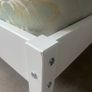 White single bed frame Image 6
