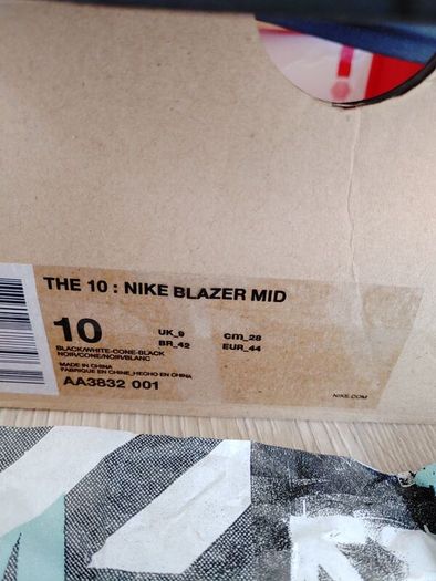 Nike Blazer - Off-White MID UK9 Replica