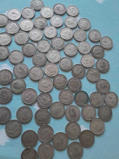 2 Shillings - Florins - George VI British silver