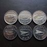 10 Irish 5 pence coins (1993-2000). Nice Condition! Image 2