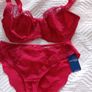 Fantasie Allegra - Underwired Side Support Bra 30F and Briefs S - Red - BNWT RRP 80 Image 4
