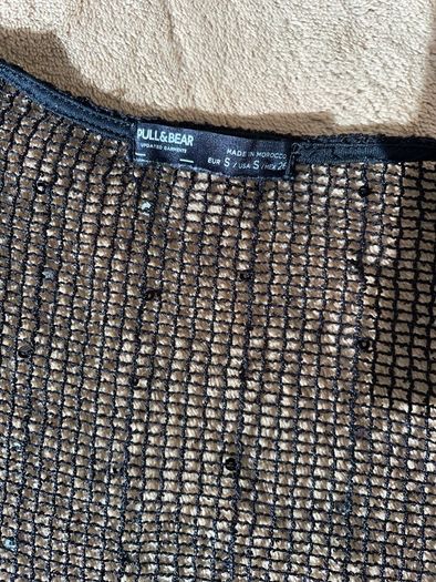Dressy, sparkly, light black Top