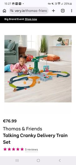 2 x thomas the tank engine track master train sets