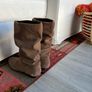 DUNE - brown suede mid-calf boots size 39 Image 9