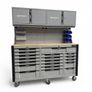 New 19 Drawer Tool Boxes With Top Cabinets + Pegboard Image 9