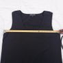 Kokomarina by Antoine Coelenbier Black Sleeveless Tulle Mesh Tiered Ruffle Hem Midi Dress XL Image 6