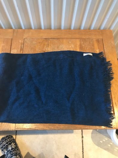 ICHI Blue Scarf - soft cosy