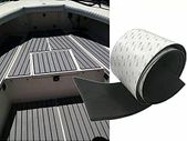 EVA Marine Foam Flooring Mat, Non-slip Faux Teak Decking Carpet for Yacht Boat Caravan RV Length 240cm