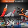 Crimping Tool Set,Crimper Plier Set,Ferrules Crimper Plier 0.5-10mm Squared (AWG 20-8),with 1350 Piece Insulated Bootlace Ferrules and Uninsulated Bootlace Ferrules Image 5