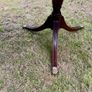 Mahogany extendable dining table Image 6